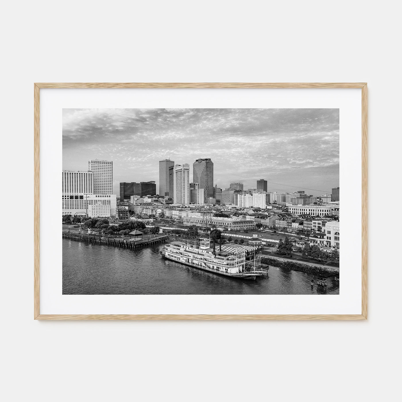 Louisiana Landscape B&W Poster