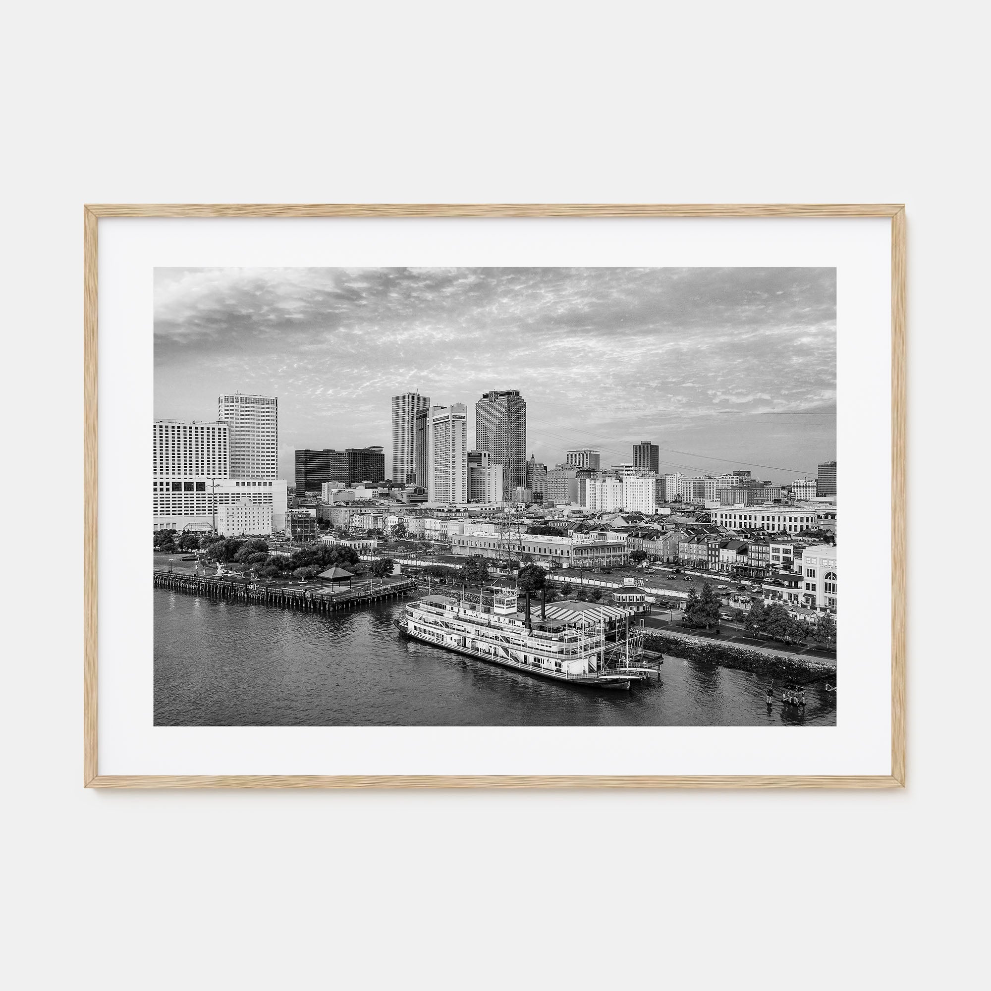 Louisiana Landscape B&W Poster
