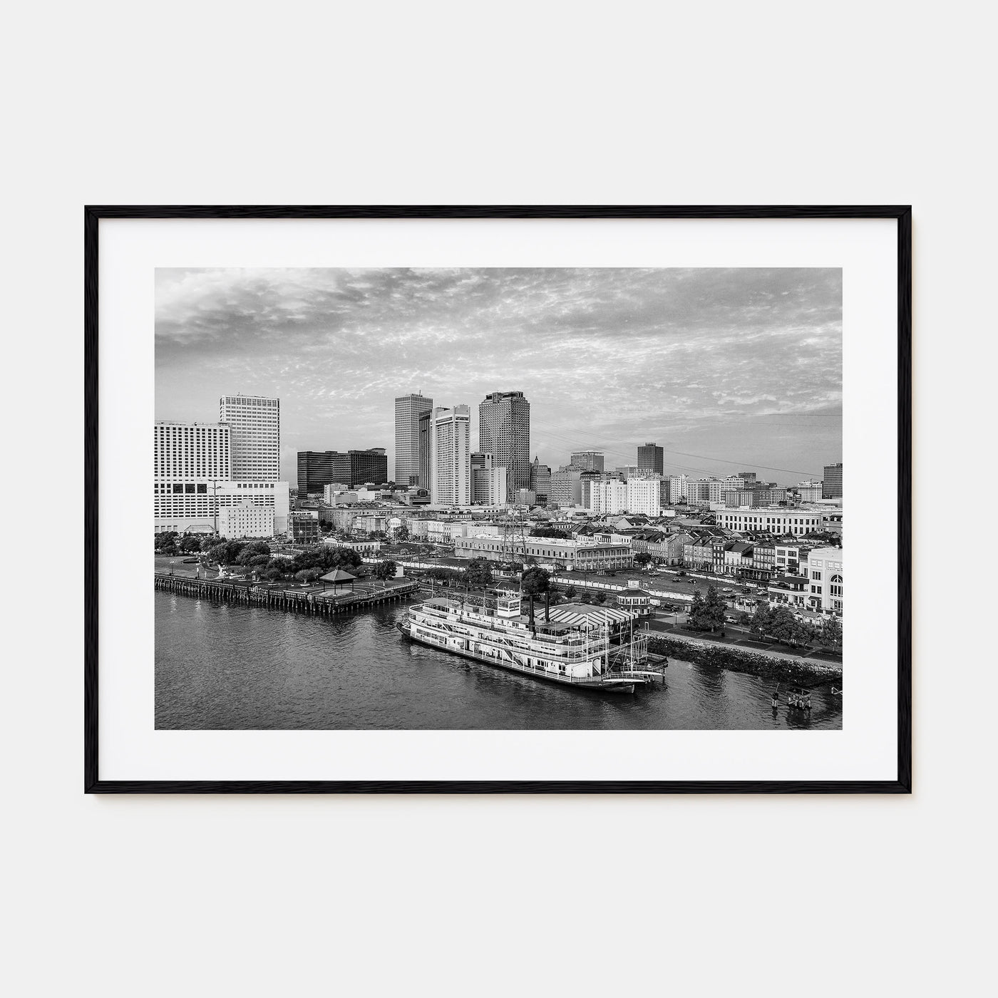 Louisiana Landscape B&W Poster