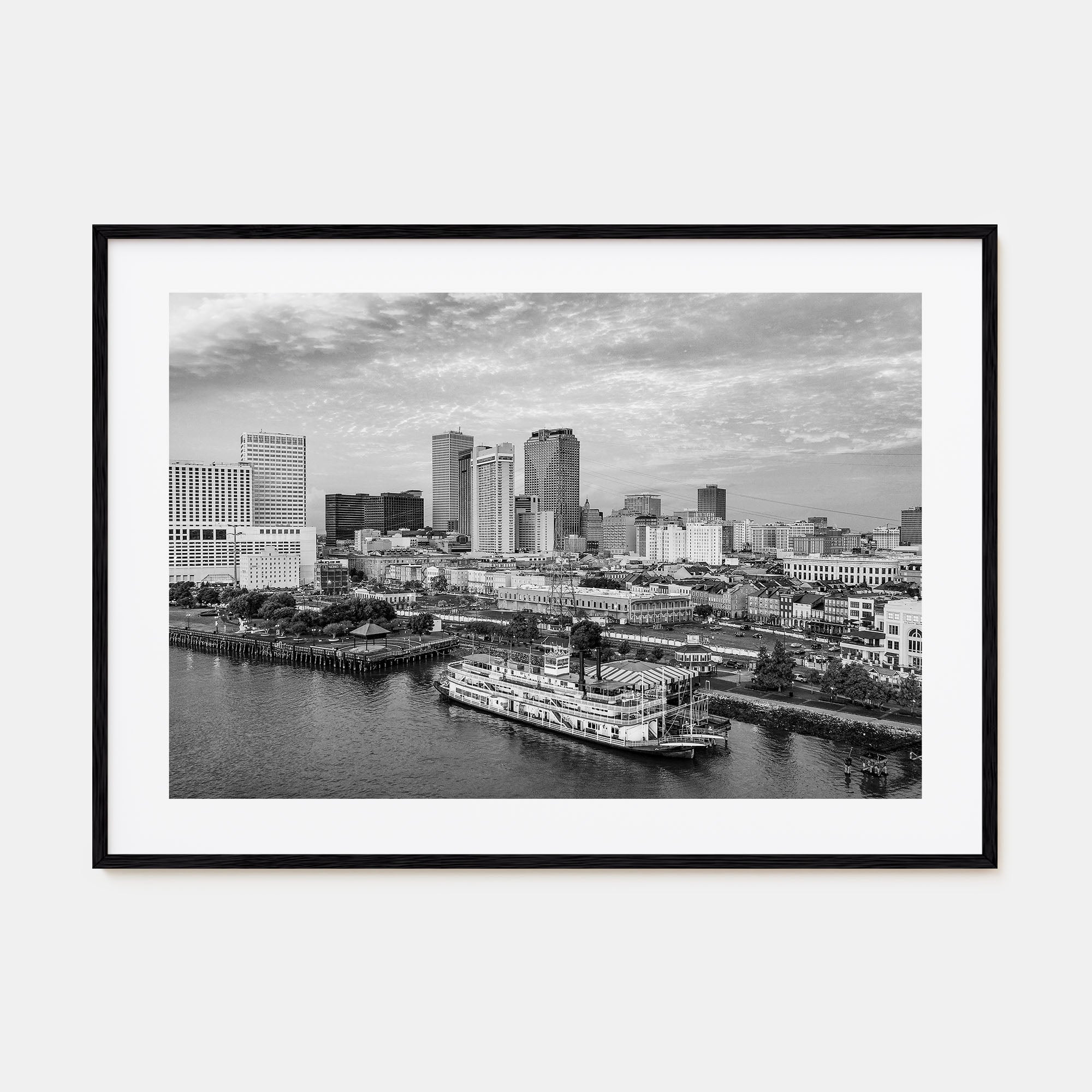 Louisiana Landscape B&W Poster