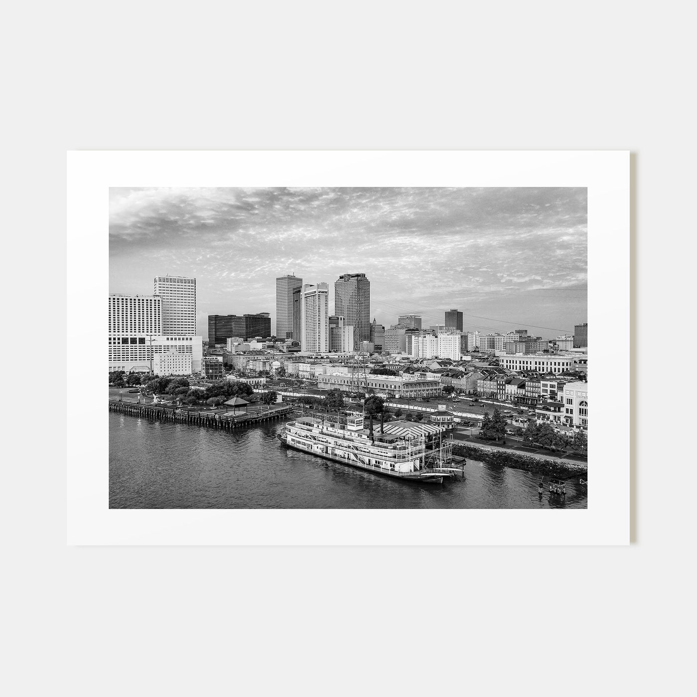 Louisiana Landscape B&W Poster