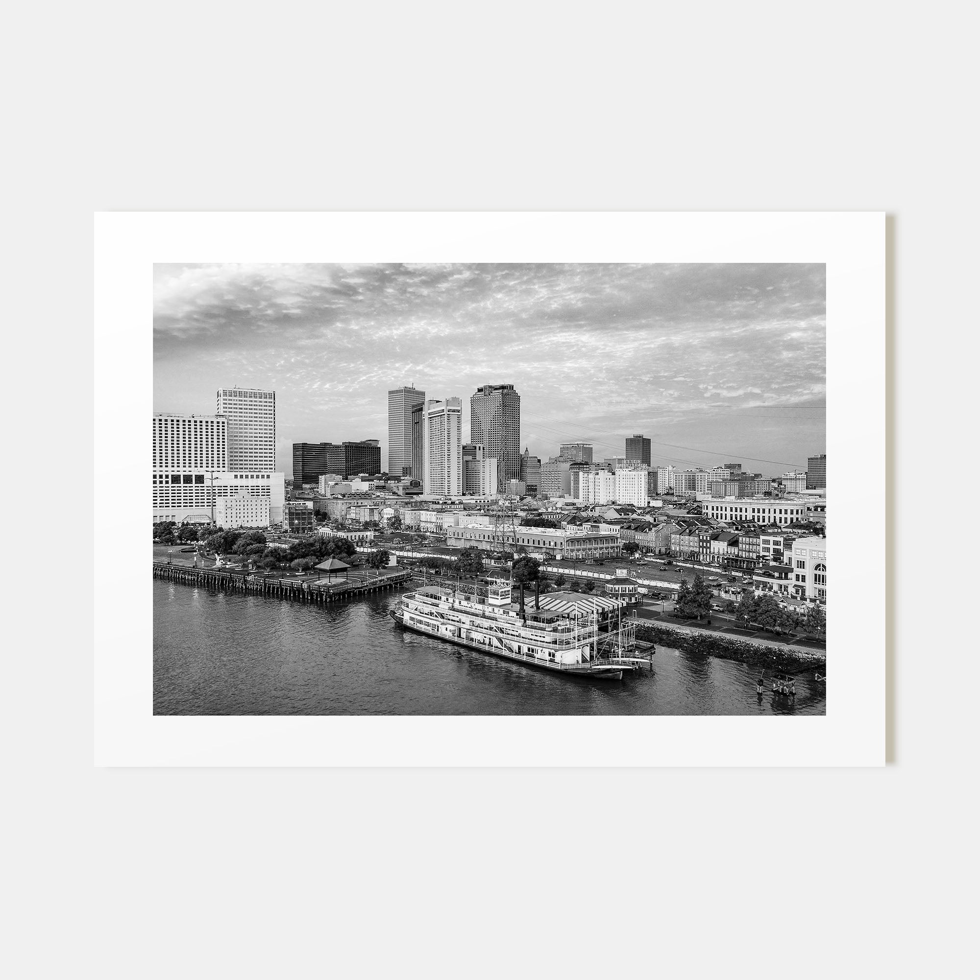 Louisiana Landscape B&W Poster