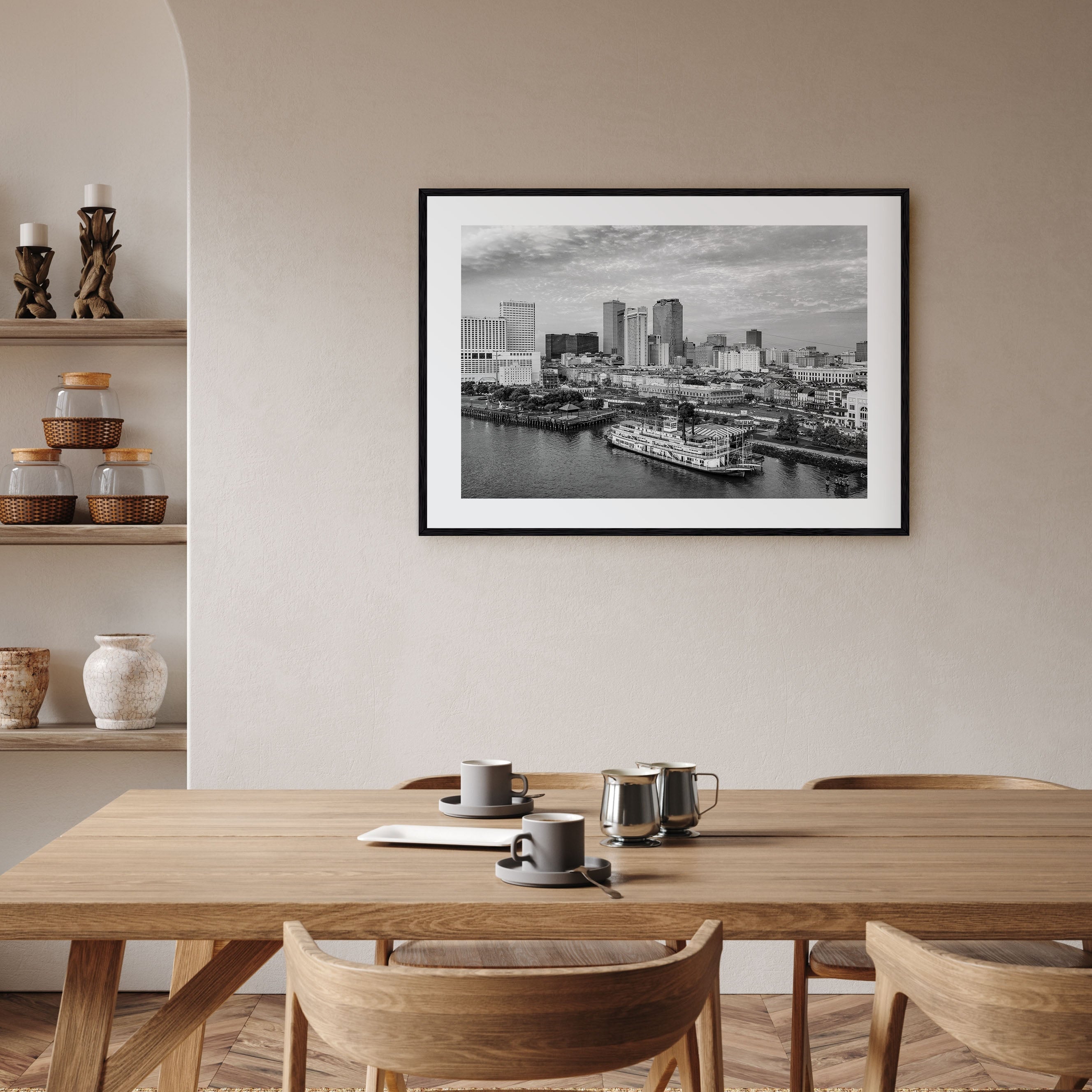 Louisiana Landscape B&W Poster