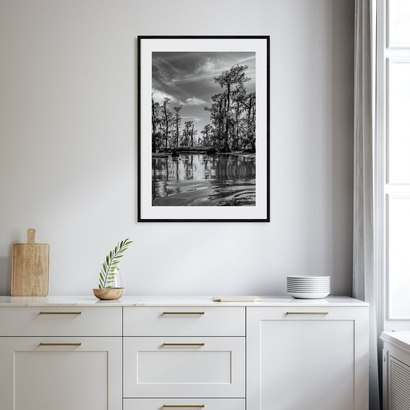 Louisiana Photo B&W Poster