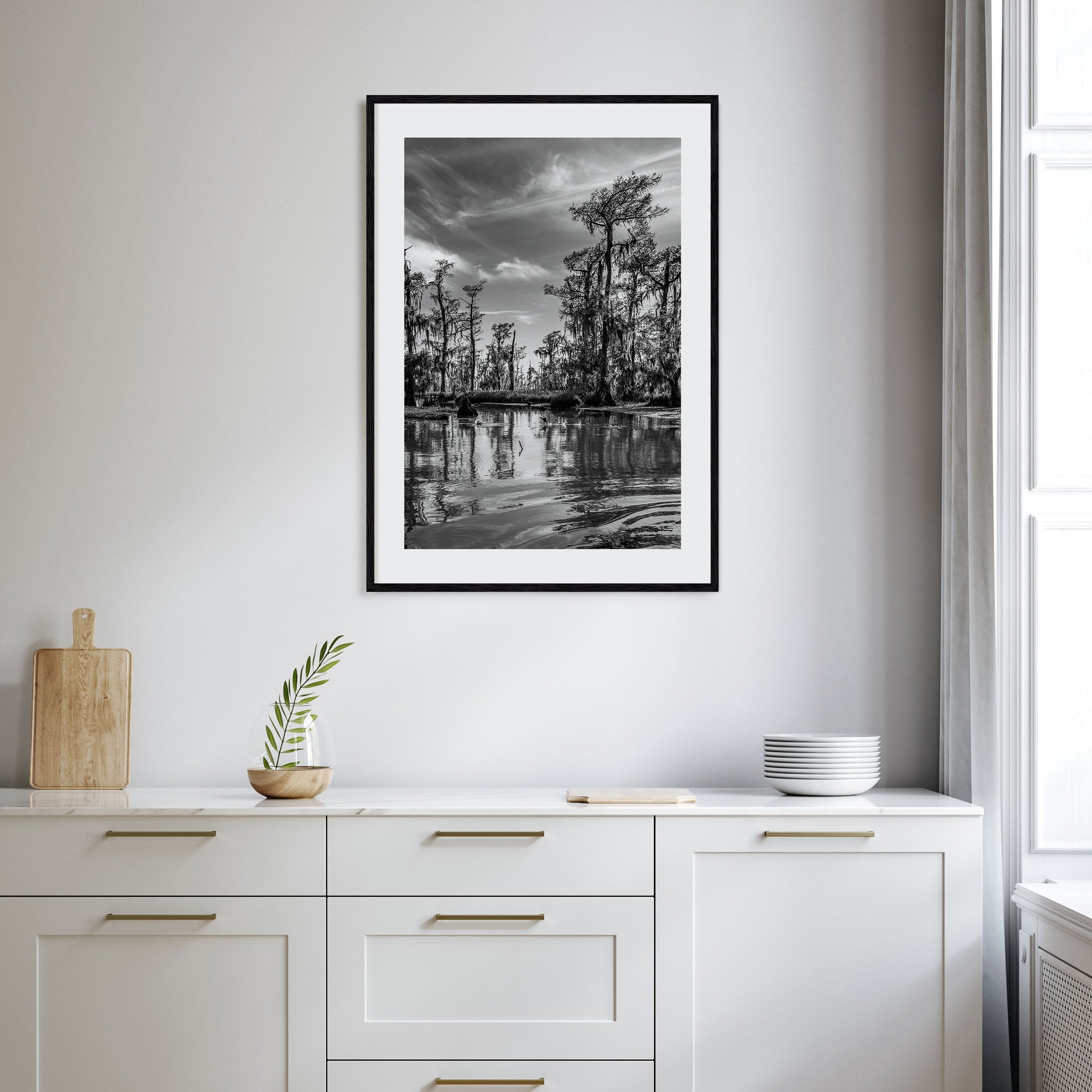 Louisiana Photo B&W Poster