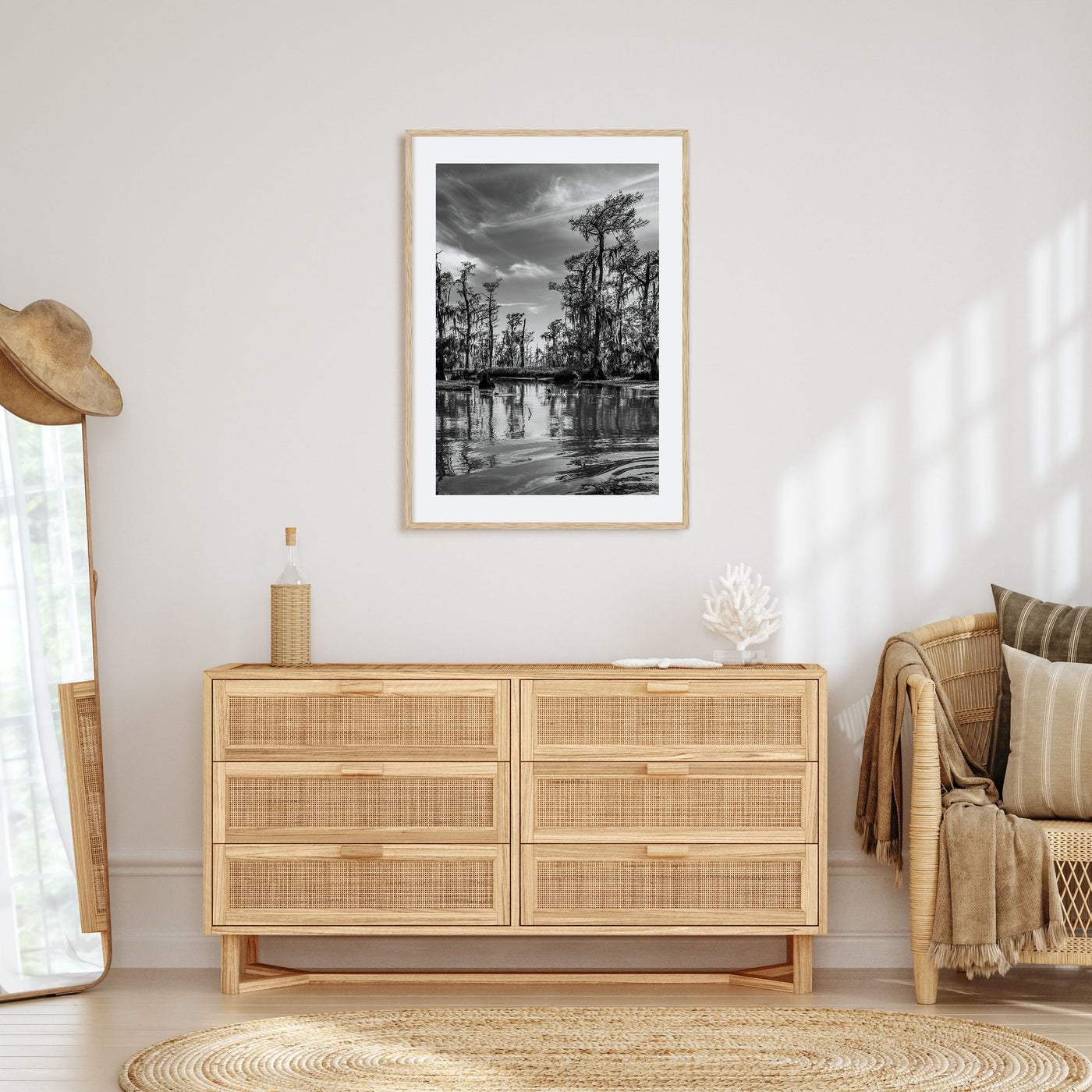 Louisiana Photo B&W Poster