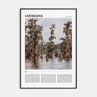 Louisiana Travel Color Poster