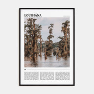 Louisiana Travel Color Poster