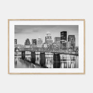 Louisville Landscape B&W Poster