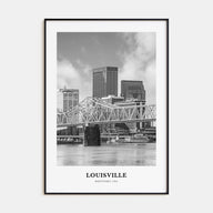 Louisville Portrait B&W No 2 Poster