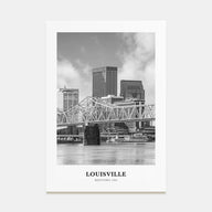 Louisville Portrait B&W No 2 Poster
