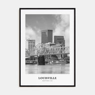 Louisville Portrait B&W No 2 Poster