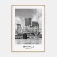 Louisville Portrait B&W No 2 Poster