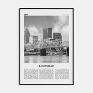 Louisville Travel B&W No 1 Poster