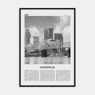 Louisville Travel B&W No 1 Poster