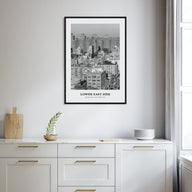 Lower East Side Portrait B&W Poster