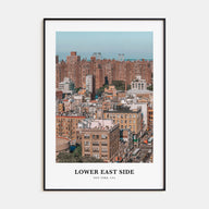 Lower East Side Portrait Color Poster