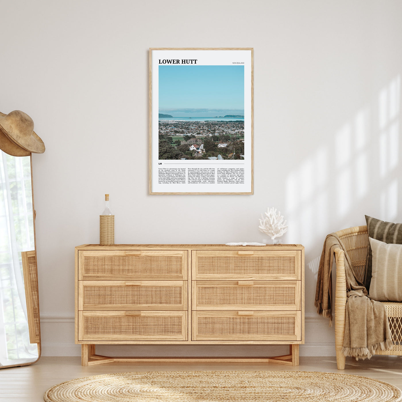 Lower Hutt Travel Color Poster