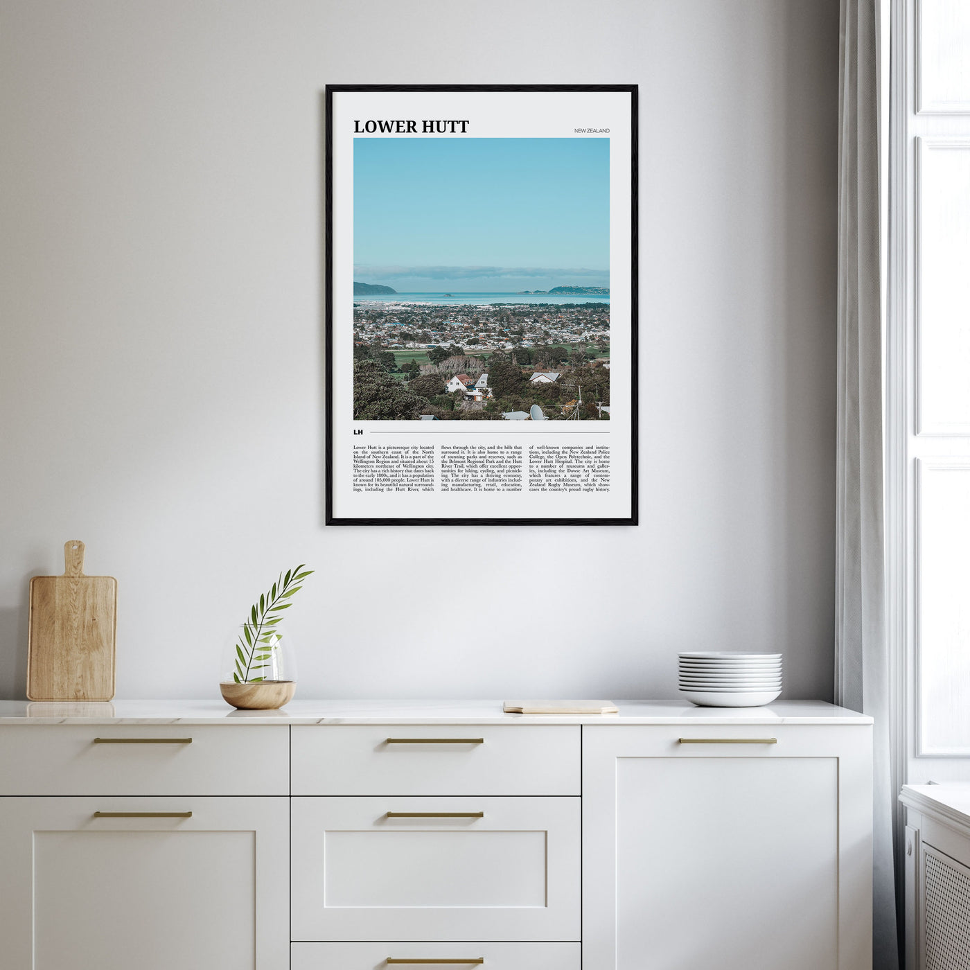 Lower Hutt Travel Color Poster
