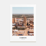 Lubbock Portrait Color Poster