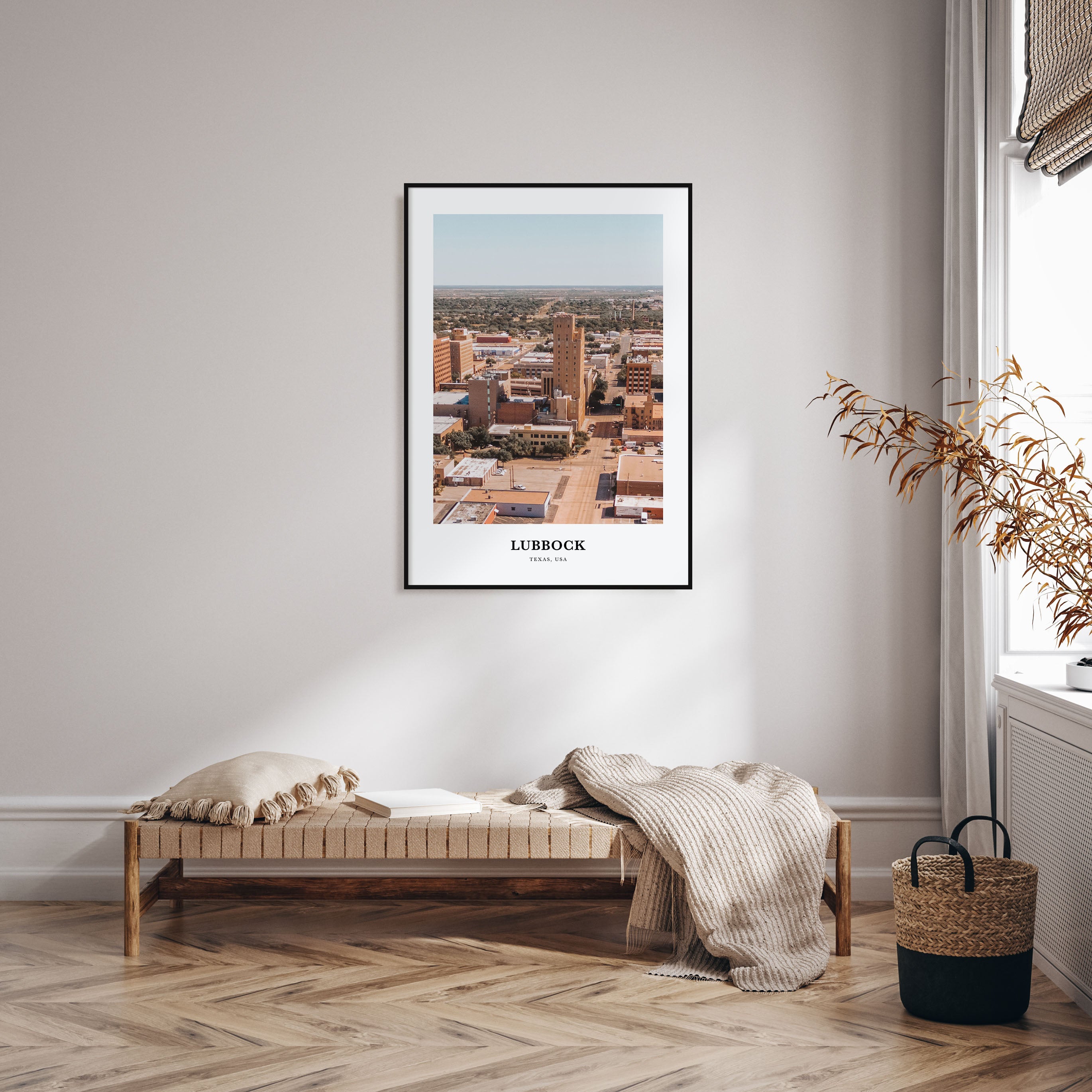 Lubbock Portrait Color Poster