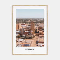 Lubbock Portrait Color Poster