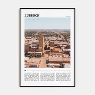 Lubbock Travel Color Poster