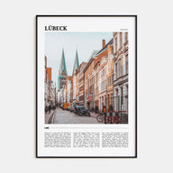Lübeck Travel Color Poster