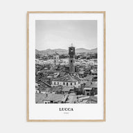 Lucca Portrait B&W Poster