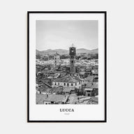 Lucca Portrait B&W Poster