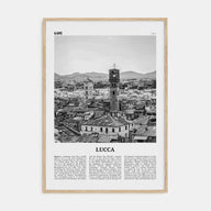 Lucca Travel B&W Poster