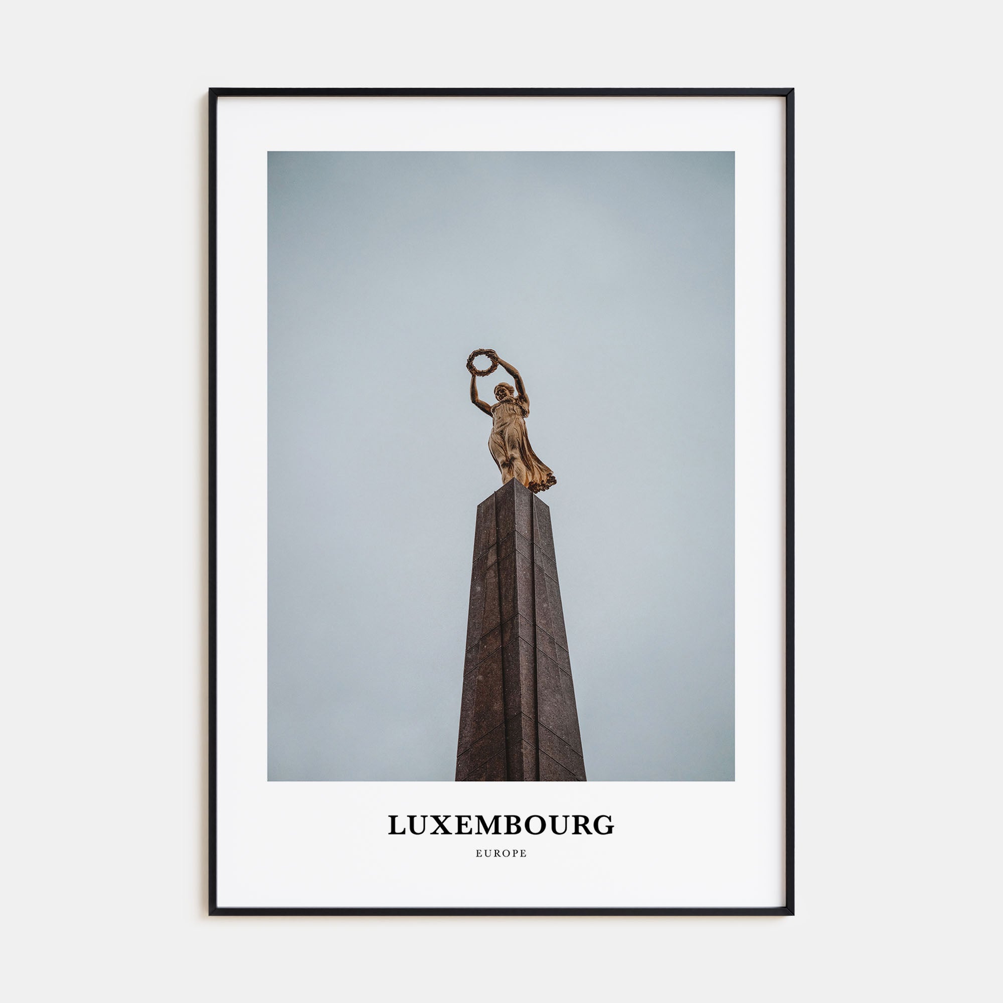 Luxembourg Portrait Color Poster