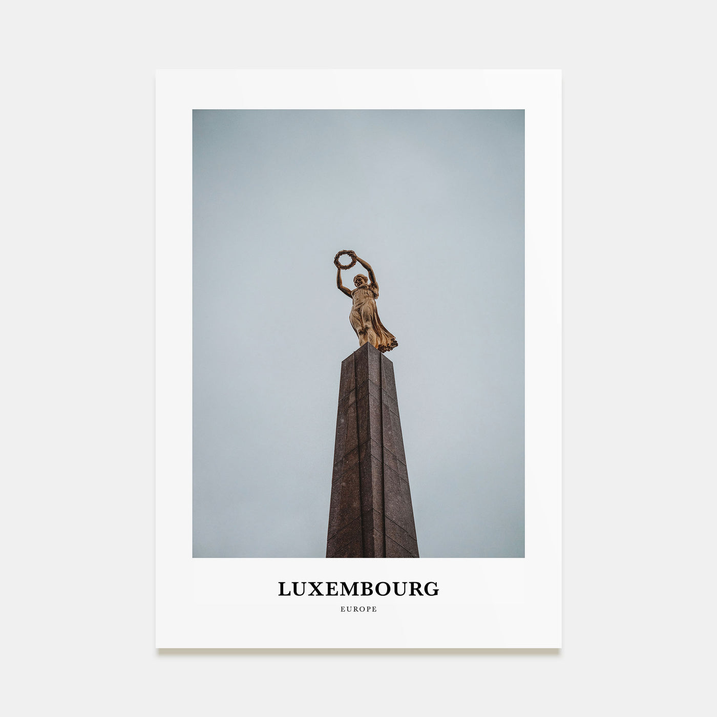 Luxembourg Portrait Color Poster