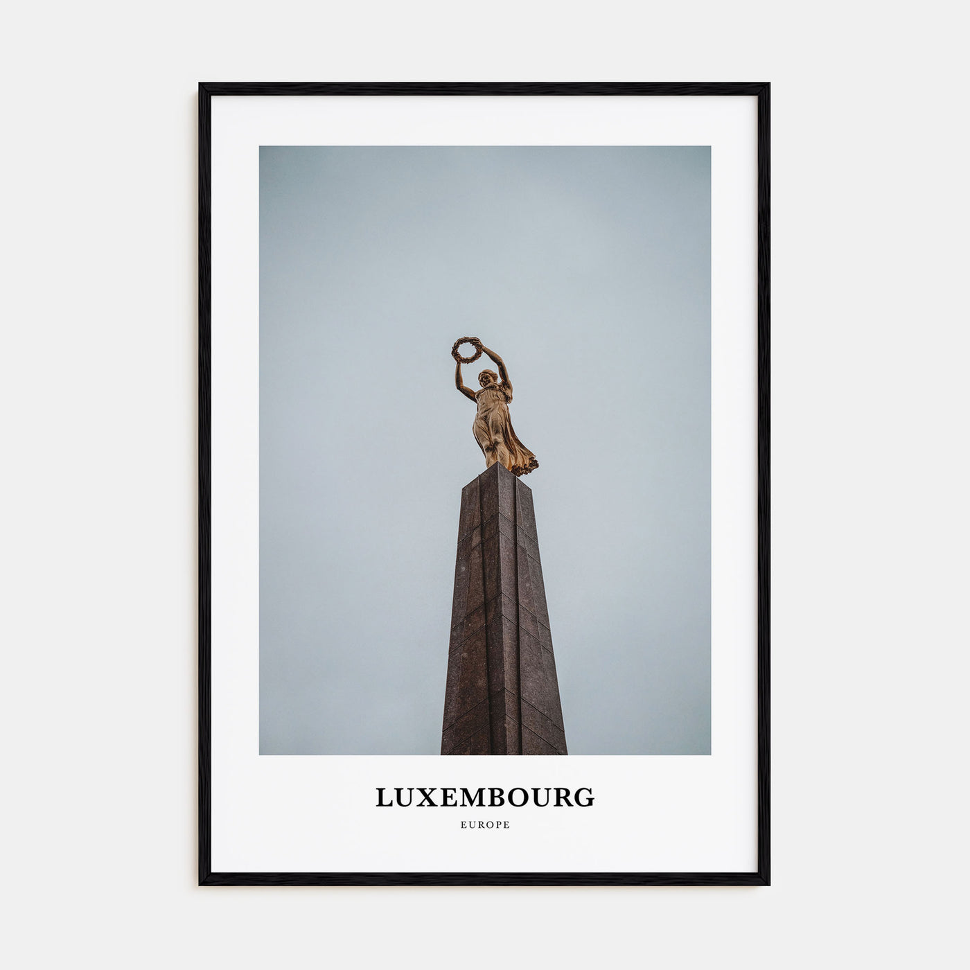 Luxembourg Portrait Color Poster