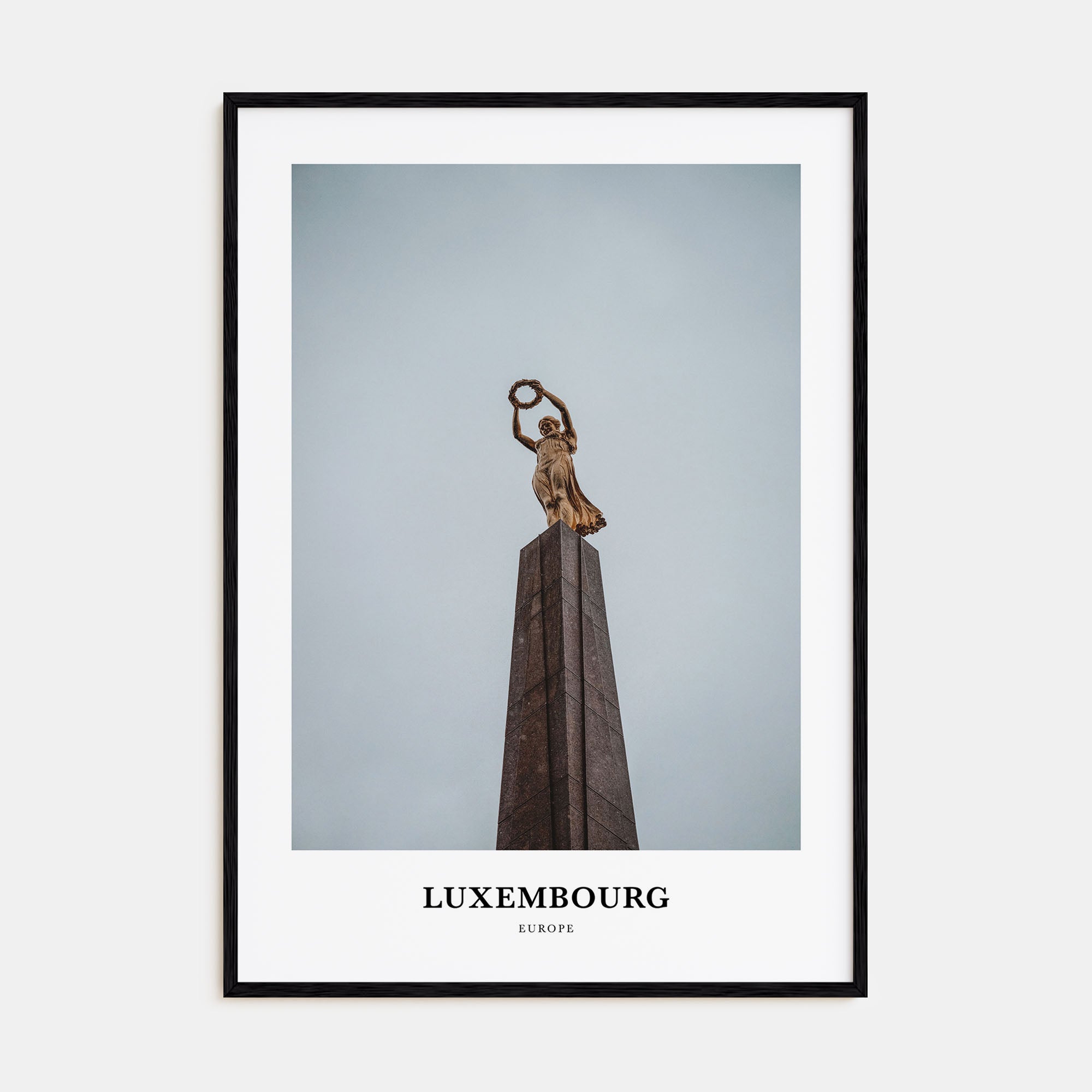 Luxembourg Portrait Color Poster