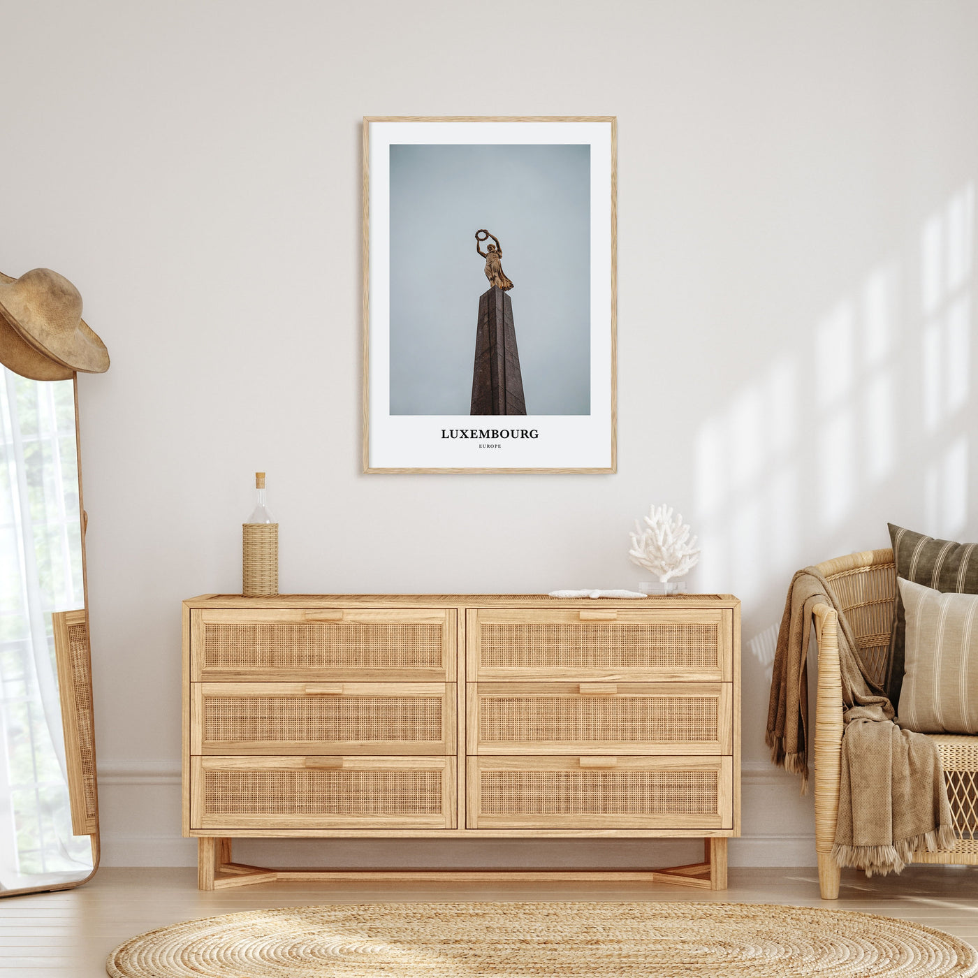 Luxembourg Portrait Color Poster