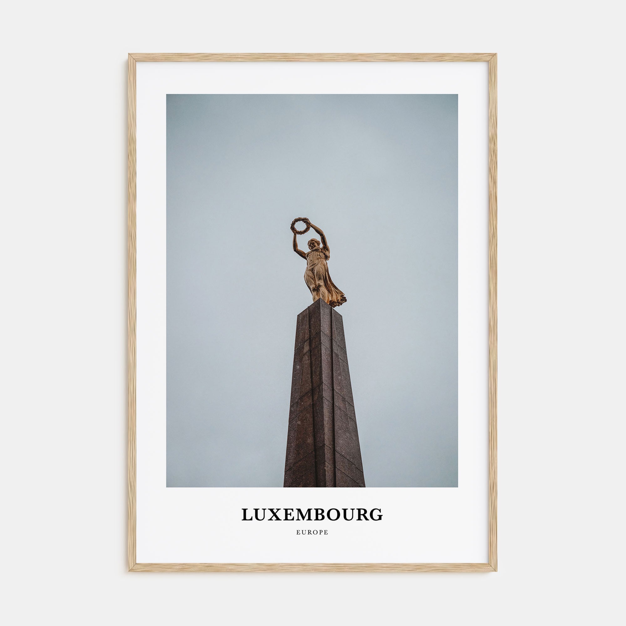 Luxembourg Portrait Color Poster