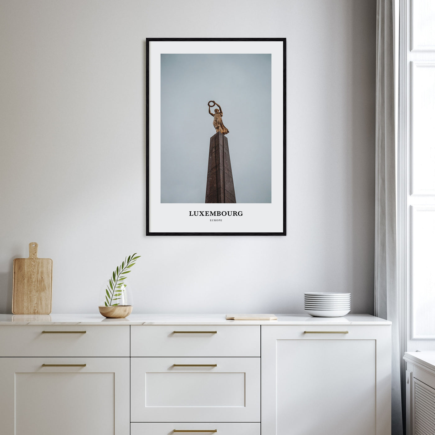 Luxembourg Portrait Color Poster