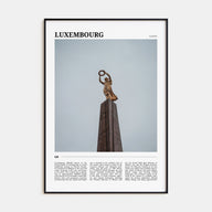 Luxembourg Travel Color Poster
