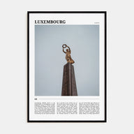 Luxembourg Travel Color Poster