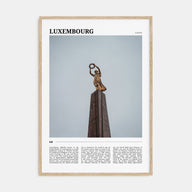 Luxembourg Travel Color Poster