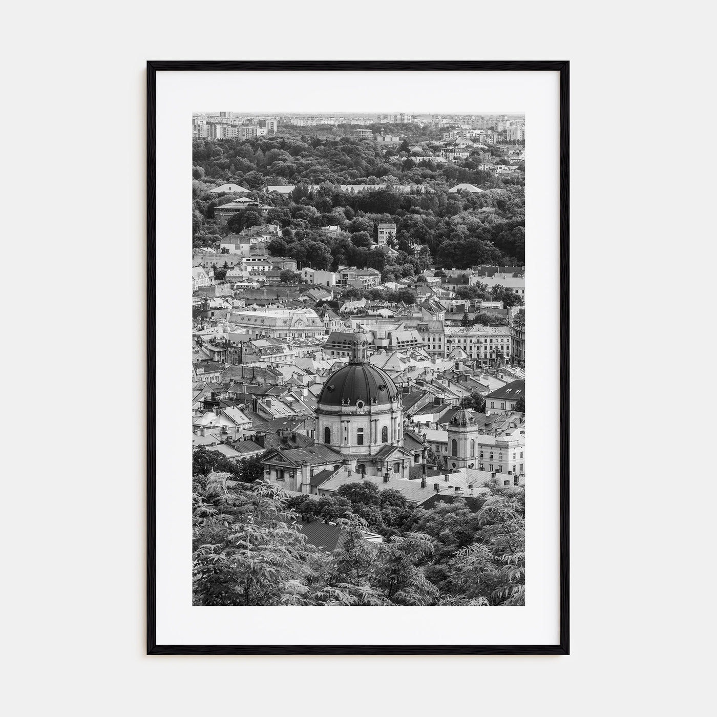 Lviv Photo B&W Poster
