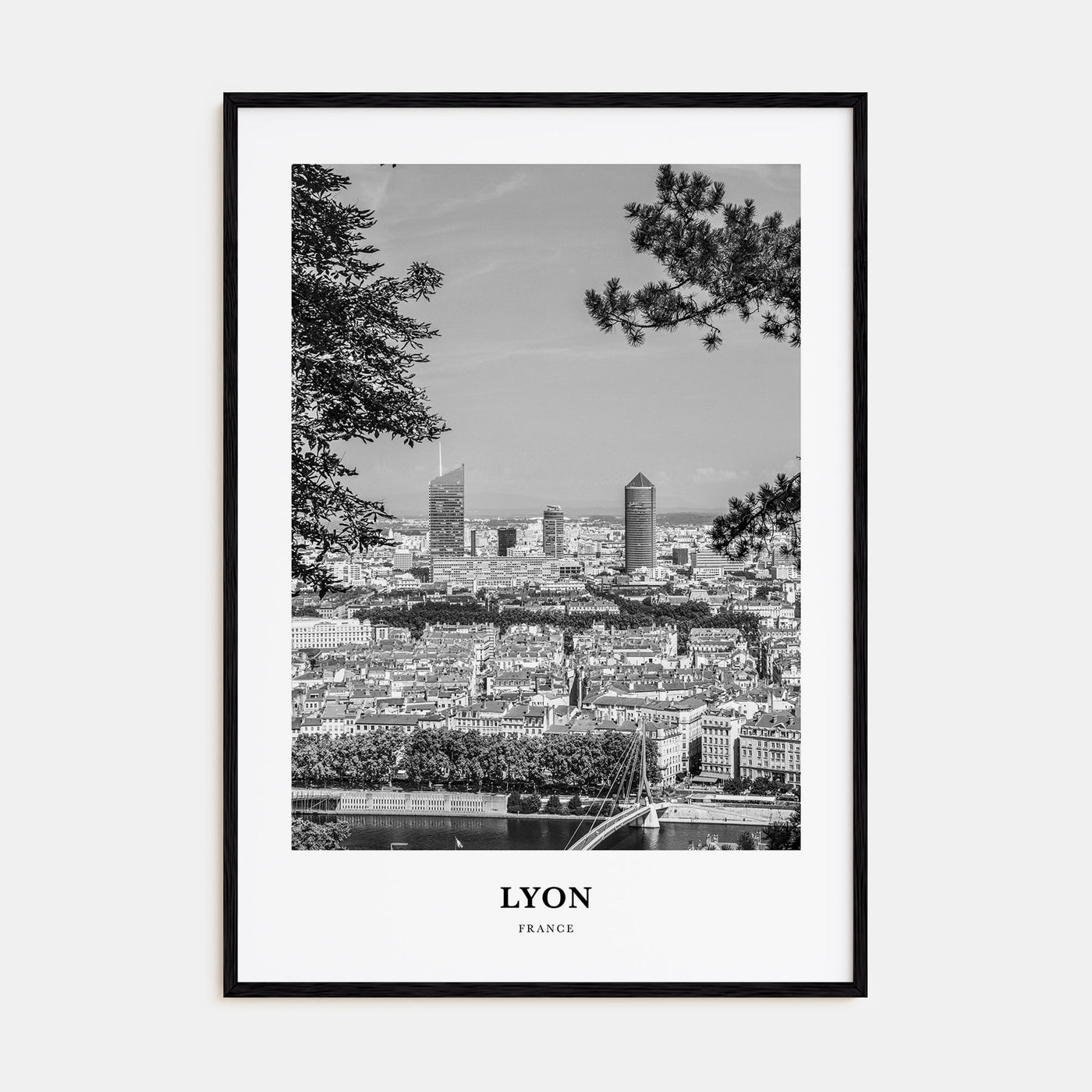 Lyon Portrait B&W No 1 Poster