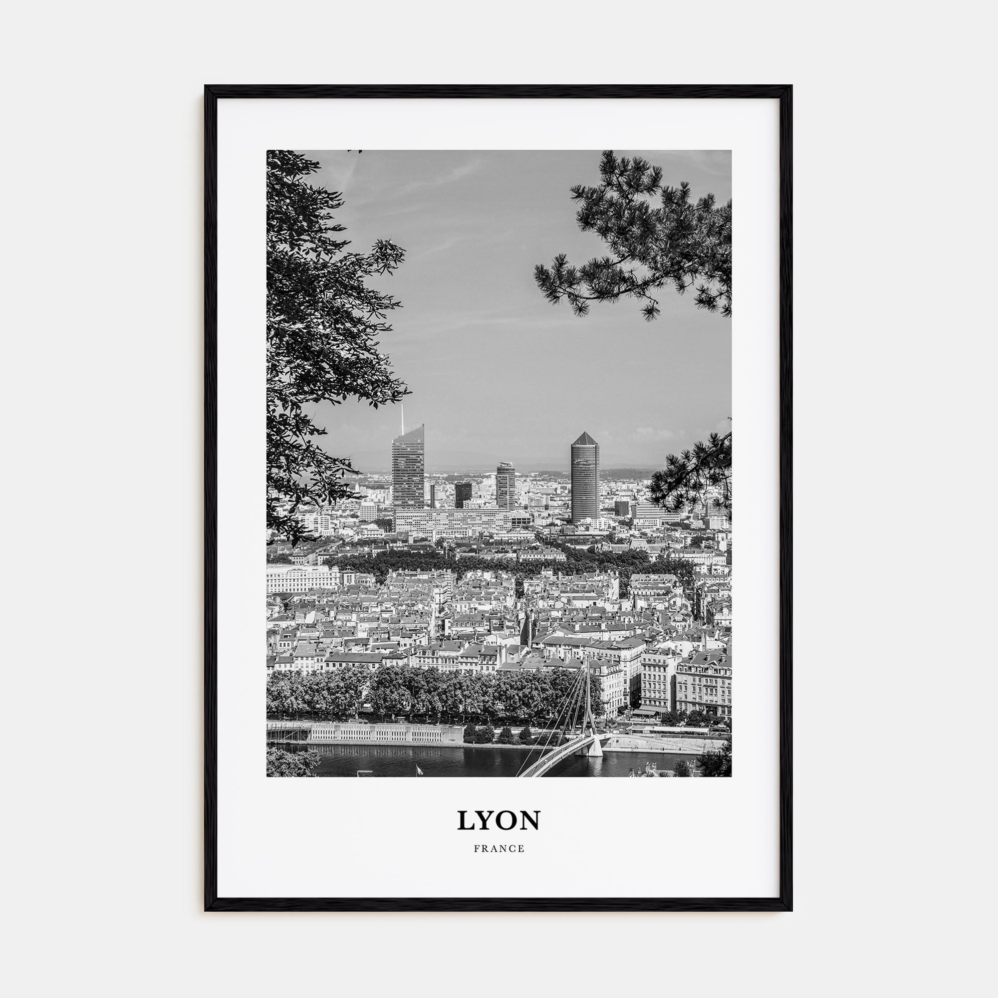 Lyon Portrait B&W No 1 Poster