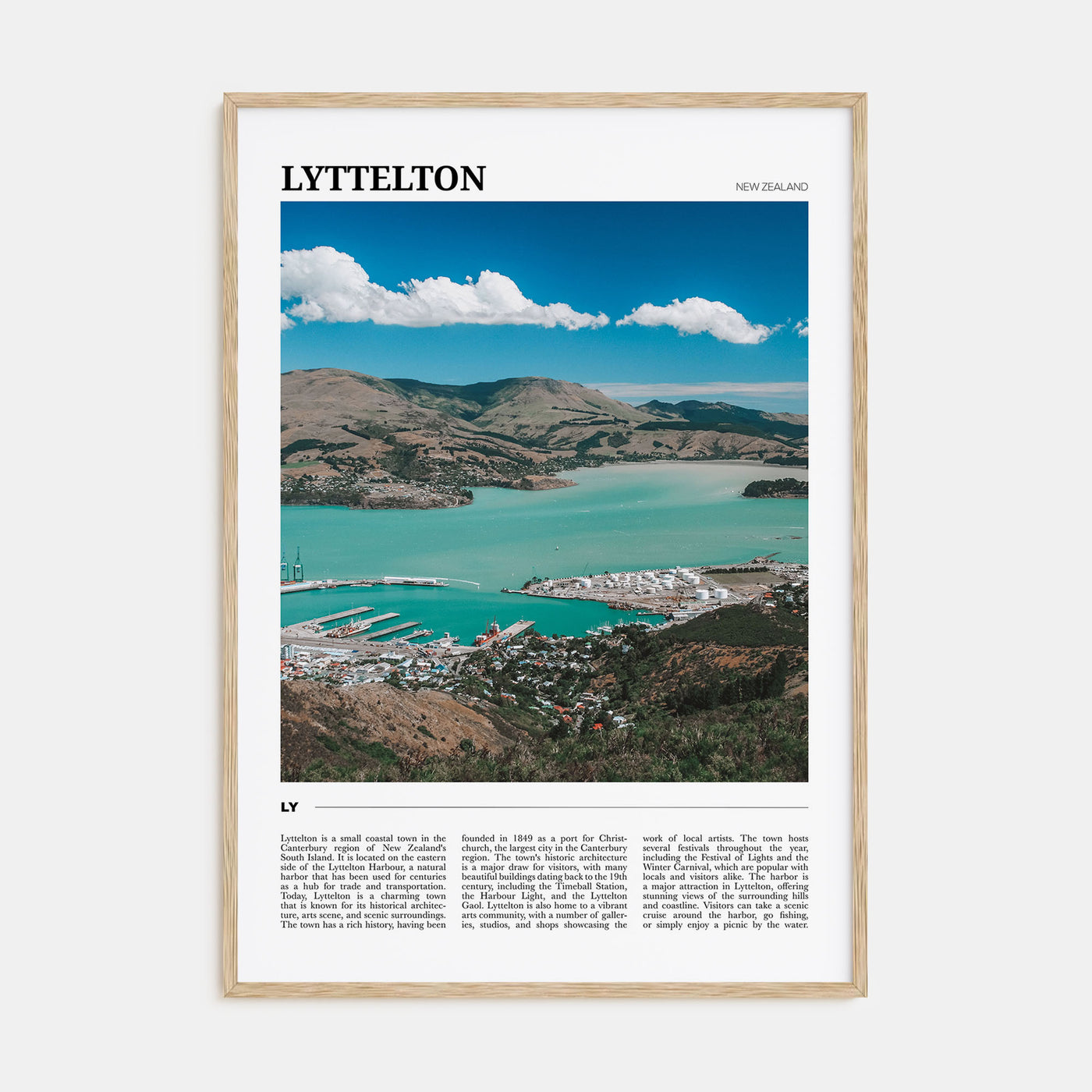 Lyttelton Travel Color Poster