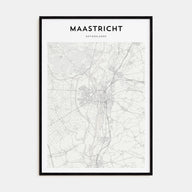 Maastricht Map Portrait Poster