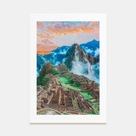 Machu Picchu Photo Color No 1 Poster