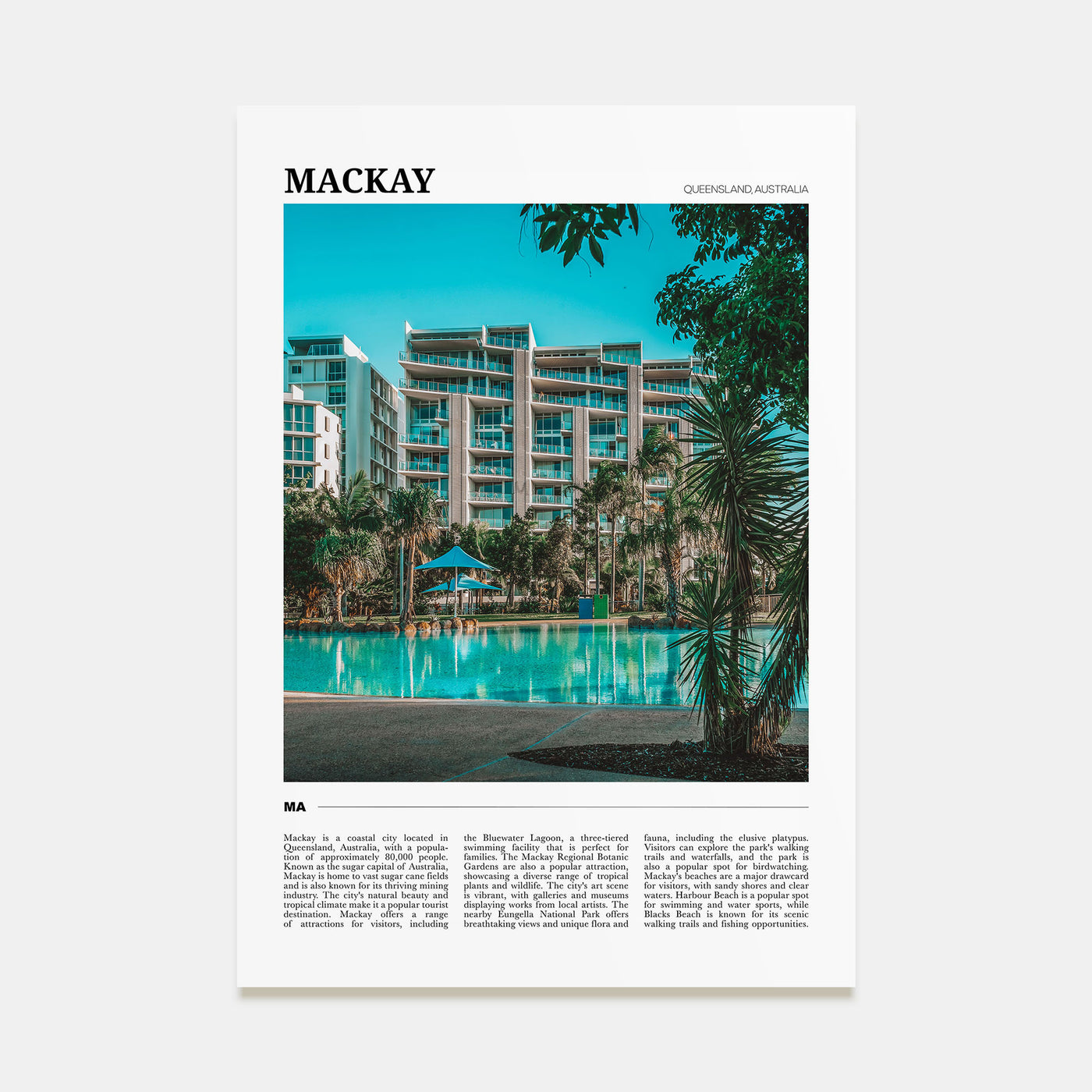 Mackay Travel Color Poster