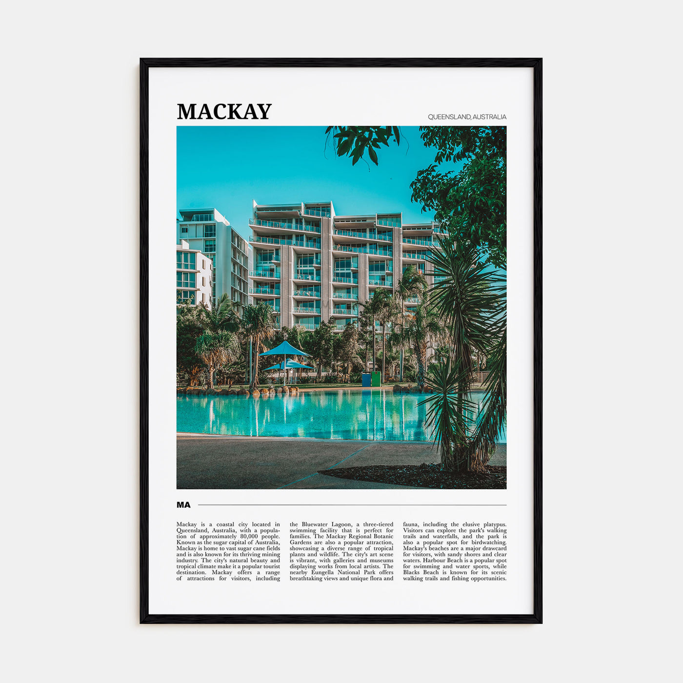 Mackay Travel Color Poster