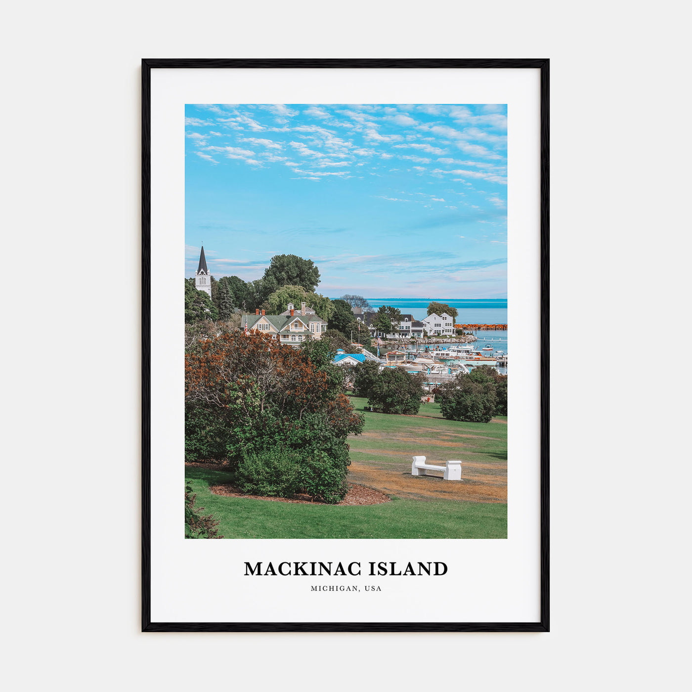 Mackinac Island Portrait Color Poster